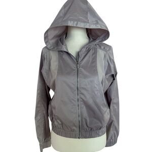 Lululemon Athletica Silver Bomber Jacket